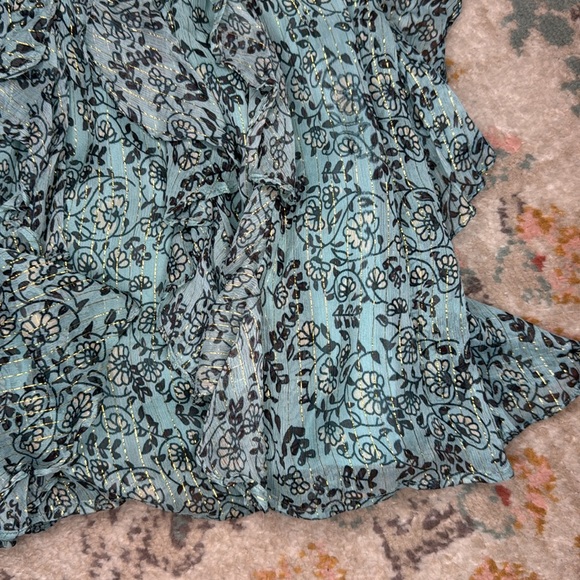 Cleobella Raquel‎ Mini Skirt In Iris Floral - size Large - Picture 8 of 14